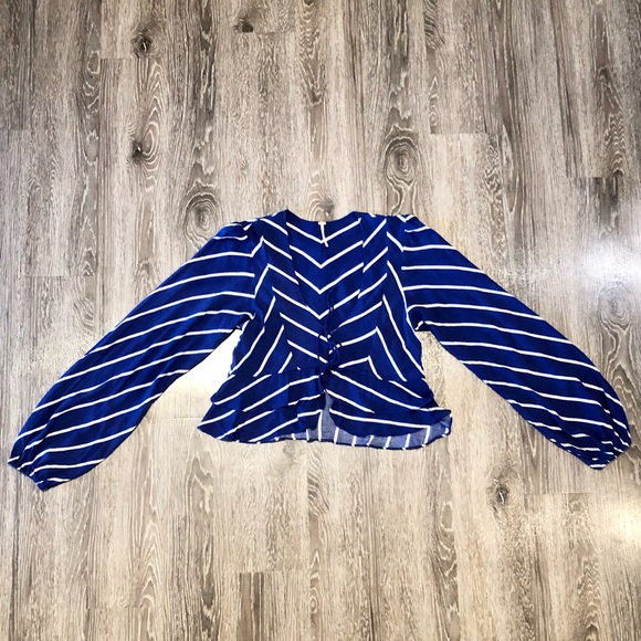 FREE PEOPLE Samifran Crop Flowy Blouse Size Medium - Picture 6 of 14